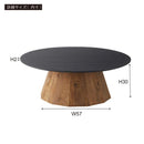 ローテーブル 大きい 大きめ ワイド センターテーブル 丸 北欧 おしゃれ モダン 木製 天然木 リビング 円形 丸型 デザイン スタイリッシュ かっこいい シンプル 【納期A】【azm-we-882】