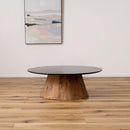 ローテーブル 大きい 大きめ ワイド センターテーブル 丸 北欧 おしゃれ モダン 木製 天然木 リビング 円形 丸型 デザイン スタイリッシュ かっこいい シンプル 【納期A】【azm-we-882】