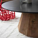 ローテーブル 大きい 大きめ ワイド センターテーブル 丸 北欧 おしゃれ モダン 木製 天然木 リビング 円形 丸型 デザイン スタイリッシュ かっこいい シンプル 【納期A】【azm-we-882】