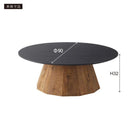 ローテーブル 大きい 大きめ ワイド センターテーブル 丸 北欧 おしゃれ モダン 木製 天然木 リビング 円形 丸型 デザイン スタイリッシュ かっこいい シンプル 【納期A】【azm-we-882】