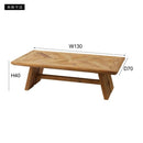 センターテーブル 幅130cm 長方形 木製 天然木 古材 おしゃれ ローテーブル リビング 重厚 高級感 おしゃれ 北欧 ナチュラル カントリー 応接室 オフィス 店舗 【納期A】【azm-we-884】