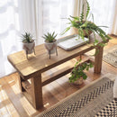 ベンチ 椅子 天然木 パイン古材 木製 腰掛け スツール ダイニングベンチ 椅子 物置き インテリア チェア 高級感 重厚感 木目 カフェ風 アンティーク調 【納期A】【azm-we-886】