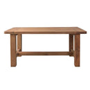 ダイニングテーブル 160×80cm 天然木 木製 ダイニング 重厚感 高級感 木目 柄 大型 角丸 安全 シンプル パイン 古材 食卓テーブル 作業台 アンティーク調 【納期A】【azm-we-887】