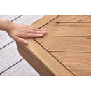 リビングテーブル 100×100cm テーブル リビング 重厚 高級感 天然木 大型 北欧 ナチュラル カジュアル アメリカン おしゃれ インテリア 木目 柄 ローテーブル 【納期A】【azm-we-888】