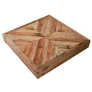 リビングテーブル 100×100cm テーブル リビング 重厚 高級感 天然木 大型 北欧 ナチュラル カジュアル アメリカン おしゃれ インテリア 木目 柄 ローテーブル 【納期A】【azm-we-888】