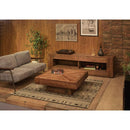 リビングテーブル 100×100cm テーブル リビング 重厚 高級感 天然木 大型 北欧 ナチュラル カジュアル アメリカン おしゃれ インテリア 木目 柄 ローテーブル 【納期A】【azm-we-888】