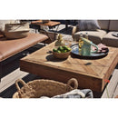 リビングテーブル 100×100cm テーブル リビング 重厚 高級感 天然木 大型 北欧 ナチュラル カジュアル アメリカン おしゃれ インテリア 木目 柄 ローテーブル 【納期A】【azm-we-888】