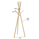 ポールハンガー ラック おしゃれ インテリア ハンガーラック デザイン お洒落 天然木 木製 ナチュラル スタイリッシュ 北欧 【納期B】【azm-wis-551】
