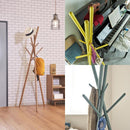 ポールハンガー ラック おしゃれ インテリア ハンガーラック デザイン お洒落 天然木 木製 ナチュラル スタイリッシュ 北欧 【納期B】【azm-wis-551】