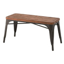 ベンチ スチール 木製 椅子 ベンチチェア ダイニング用ベンチ 【納期A】【azm-wps-346】