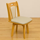 ダイニングチェア 座り心地 椅子 高さ77 チェアー リビング 北欧 シンプル 回転 お手入れ簡単 2脚セット 【納期B】【bh02c】