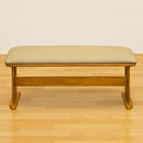 ダイニングベンチ ベンチ 室内用 ダイニング リビング ナチュラル 椅子 木製 家具調 カントリー おしゃれ 北欧 座面 クッション チェアー 合わせやすい 【納期B】【bh04b】