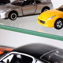 コレクションケース 薄型 大型 コレクションラック コレクション 棚 ガラス 扉 収納棚 壁面収納 フィギュアケース スリム 白 ホワイト ダークブラウン 茶色 黒系 【納期A】【clr-485】