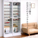 コレクションラック専用ミラー 背面 ハイタイプ用 深型・浅型共通 鏡 単品 棚奥の背面用 コレクションケース本体は別売り フィギュア 車 収納棚 Luke ルーク 【納期A】【clr-485m】