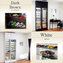 コレクションケース 上置き セット コレクションラック ハイタイプ コレクションボックス コレクションボード 棚 薄型 大型 ガラス 収納 壁面 フィギュア スリム 【納期A】【clr-485set】