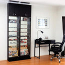 コレクションケース 上置き セット コレクションラック ハイタイプ コレクションボックス コレクションボード 棚 薄型 大型 ガラス 収納 壁面 フィギュア スリム 【納期A】【clr-485set】