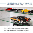コレクションケース 上置き セット コレクションラック ハイタイプ コレクションボックス コレクションボード 棚 薄型 大型 ガラス 収納 壁面 フィギュア スリム 【納期A】【clr-485set】
