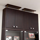 上置き棚 単品 上置き収納 突っ張り つっぱり 上置きラック コレクションケース専用 ボックス ボード 薄型 扉 天井 収納 スリム 有効活用 デッドスペース 耐震 【納期A】【clr-485up】