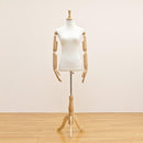 トルソー 腕付き レディース 腕あり 手 指 角度調整 女性用 マネキン アームつき スタンド 土台 シンプル インテリア 雑貨 店舗 アパレル 【納期B】【cn07】