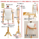 トルソー 男性用 メンズ アームあり 腕付き 手 顔なし 首無し マネキン 高さ調節 調整 変更可能 シンプル おしゃれ オブジェ インテリア 【納期B】【cn08】