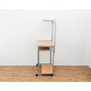 パソコンデスク 机 PCデスク スリム ラック 棚付き 一体型 プリンター台 収納 キャスターつき キーボードトレイ トレー スライド コンパクト 省スペース 幅 60cm 【納期B】【ct2606na】