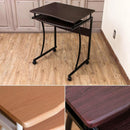 デスク 机 コンパクト 小さい パソコンデスク PCデスク スライド棚付き キャスター付き 子供部屋 オフィス リビング 学習 キャスター付き スライドトレー 【納期B】【ct2957】