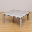コタツ 折れ脚 こたつ 80×80cm 正方形 フラットヒーター 薄型 完成品 こたつテーブル シンプル 家具調 北欧 シンプル リビング センターテーブル おしゃれ 【納期B】【dchf80】