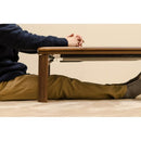 こたつ センターテーブル 薄型 フラットヒーター 90×60cm 長方形 折りたたみ 折り畳み 折れ脚 リビング ローテーブル 家具調 木目 おしゃれ シンプル 【納期B】【dcj90】