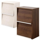 フラップ扉チェスト 収納家具 コンパクト 棚 リビング家具 【納期A】【ds60-f2】