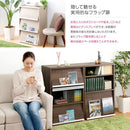 扉付きチェスト 3段 収納家具 スリム リビング棚 【納期A】【ds60-f3】