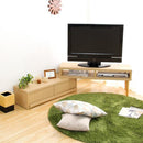 テレビ台 完成品 伸縮式 テレビボード TVボード TV台 ローボード コーナー L字型 変形 【納期A】【er-120ex】