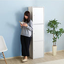 ラック 収納 棚 木製 おしゃれ 扉付き 本棚 3段 キッチン 北欧 縦 横 向き オープンラック シンプル 可動棚 スリム カラーボックス 幅 約40cm 白 ホワイト 木目 【納期E】【et-t3d】