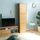 ラック 収納 棚 木製 おしゃれ 扉付き 本棚 3段 キッチン 北欧 縦 横 向き オープンラック シンプル 可動棚 スリム カラーボックス 幅 約40cm 白 ホワイト 木目 【納期E】【et-t3d】