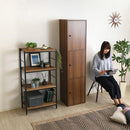 ラック 収納 棚 木製 おしゃれ 扉付き 本棚 3段 キッチン 北欧 縦 横 向き オープンラック シンプル 可動棚 スリム カラーボックス 幅 約40cm 白 ホワイト 木目 【納期E】【et-t3d】