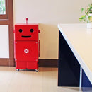 収納棚 子供用 子ども用 キッズ かわいい ラック 扉付き 本棚 おもちゃ箱 安全 日本製 木製 背面塗装 ロボット ROBIT ロビット ete エテ 【納期F】【ete-it19】