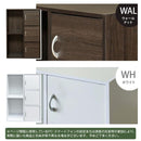 収納棚 収納ラック 2段 3段 扉つき 取っ手付き オープンラック シンプル ディスプレイ 北欧 おしゃれ 【納期B】【fb016d】