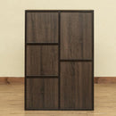 収納棚 収納ラック 2段 3段 扉つき 取っ手付き オープンラック シンプル ディスプレイ 北欧 おしゃれ 【納期B】【fb016d】