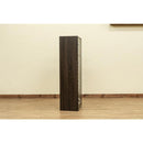 棚 ラック 4段 扉つき ドア付き 収納棚 シンプル 本棚 玄関 リビング 子供部屋 子ども部屋 ダイニング 仕事場 職場 オフィス 白 ホワイト 木目 おしゃれ 【納期B】【fb04d】