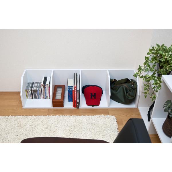 コーナーラック 4段 オープンラック 収納 棚 部屋の角 隅 端っこ 壁