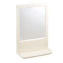 鏡 浴室 お風呂場 曇らない くもらない ミラー 棚付き 収納 折りたたみ 折り畳み ラック 賃貸対応 マンション 原状復帰 回復 日本製 【納期A】【fmk-f-175】