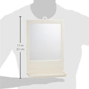 鏡 浴室 お風呂場 曇らない くもらない ミラー 棚付き 収納 折りたたみ 折り畳み ラック 賃貸対応 マンション 原状復帰 回復 日本製 【納期A】【fmk-f-175】