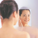 鏡 浴室 ミラー お風呂場 バスルーム 吸着 貼り付け 壁 くもらない 曇らない 壁傷付けない 賃貸対応 マンション 安心 割れない 樹脂製 【納期A】【fmk-f-195】