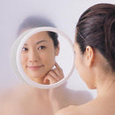鏡 浴室 お風呂場 曇らない くもらない 円形 丸型 ミラー 吸盤 取り付け 曇り止め くもり止め バスルーム ランドリー 洗面所 トイレ 玄関 【納期A】【fmk-fap732】