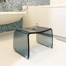 風呂椅子 高さ 20cm おしゃれ アクリル クリア 透明 コの字 お風呂 イス バスチェア シンプル 滑り止め 背もたれなし 茶 ブラウン 青 ブルー 緑 グリーン favor 【納期A】【fmk-favor-003】