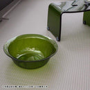 風呂椅子 風呂桶 2点セット バスチェア 高さ 20cm 座高 アクリル おしゃれ 洗面器 湯桶 おけ 高級 クリア 透明 ブラウン 茶色 ブルー 青 グリーン 緑 favor 【納期A】【fmk-favor-005】