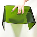 風呂椅子 風呂桶 2点セット バスチェア 高さ 20cm 座高 アクリル おしゃれ 洗面器 湯桶 おけ 高級 クリア 透明 ブラウン 茶色 ブルー 青 グリーン 緑 favor 【納期A】【fmk-favor-005】