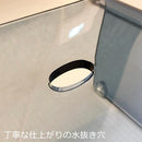 風呂椅子 風呂桶 3点セット アクリル おしゃれ バスチェア 高さ 20cm 25cm 座高 バスボウル 洗面器 高級感 厚み クリア 透明 スツール 湯桶 おけ シンプル favor 【納期A】【fmk-favor-006】