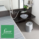 風呂椅子 カビない (かびにくい) 防カビ 対策 高さ 25cm 家 ホテル 旅館 学校 お風呂 バスチェア スツール 白 ホワイト 赤 レッド シルバー シンプル 使いやすい 【納期A】【fmk-favor-007】