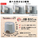 風呂椅子 カビない (かびにくい) 防カビ 対策 高さ 25cm 家 ホテル 旅館 学校 お風呂 バスチェア スツール 白 ホワイト 赤 レッド シルバー シンプル 使いやすい 【納期A】【fmk-favor-007】