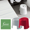 風呂椅子 30cm 高さ カビ 対策 防止 かびにくい 白 ホワイト 赤 レッド シルバー 家 ホテル 民宿 病院 施設 店舗 お風呂 椅子 スツール シンプル バスチェアー 【納期A】【fmk-favor-008】